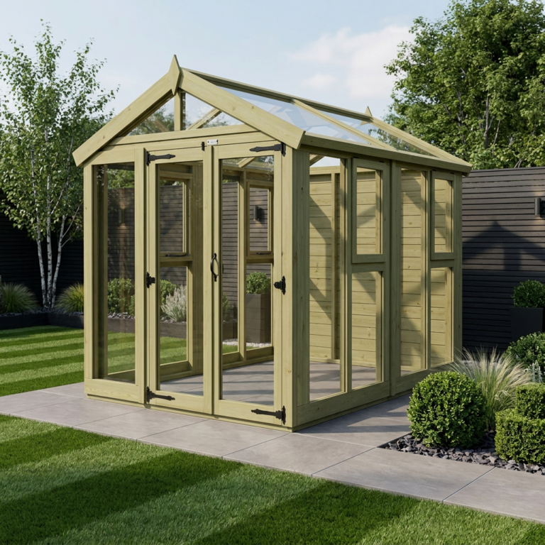 Apex Glass Greenhouse