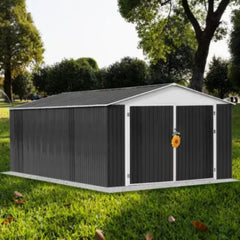 12×20FT Metal Storage Shed – Durable Outdoor Shed