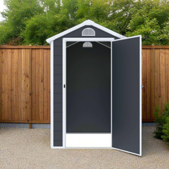 4x6FT plastic outdoor storage shed
