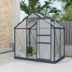 6x4FT Greenhouse with open door
