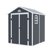 6x6 plastic garden shed