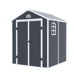 6x6 plastic garden shed