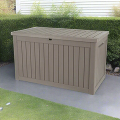 Grey outdoor storage box