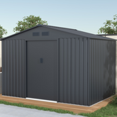 8X6FT Metal Garden Shed