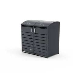2 Bay Curved Cresent Bin – Premium