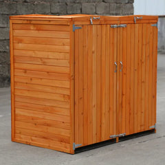 Deluxe Wheelie Bin Storage - 2 Bays