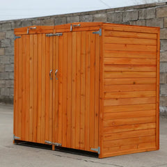 Deluxe Wheelie Bin Storage - 2 Bays