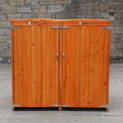 Deluxe Wheelie Bin Storage - 2 Bays
