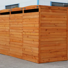 Deluxe Wheelie Bin Storage – 3 Bays