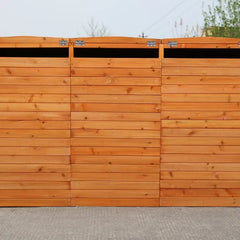 Deluxe Wheelie Bin Storage – 3 Bays