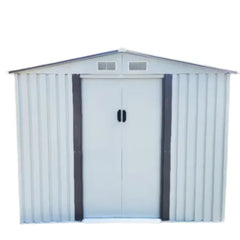 Metal 8x6FT Garden Shed – 2 Colours Available – Modern Outdoor Storage for Tools & Equipment