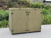 Deluxe Wheelie Bin Storage - 2 Bays