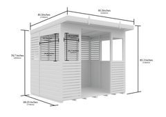 8 x 6 BBQ/Outdoor Kitchen Shelter