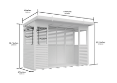 10 x 4 BBQ/Outdoor Kitchen Shelter