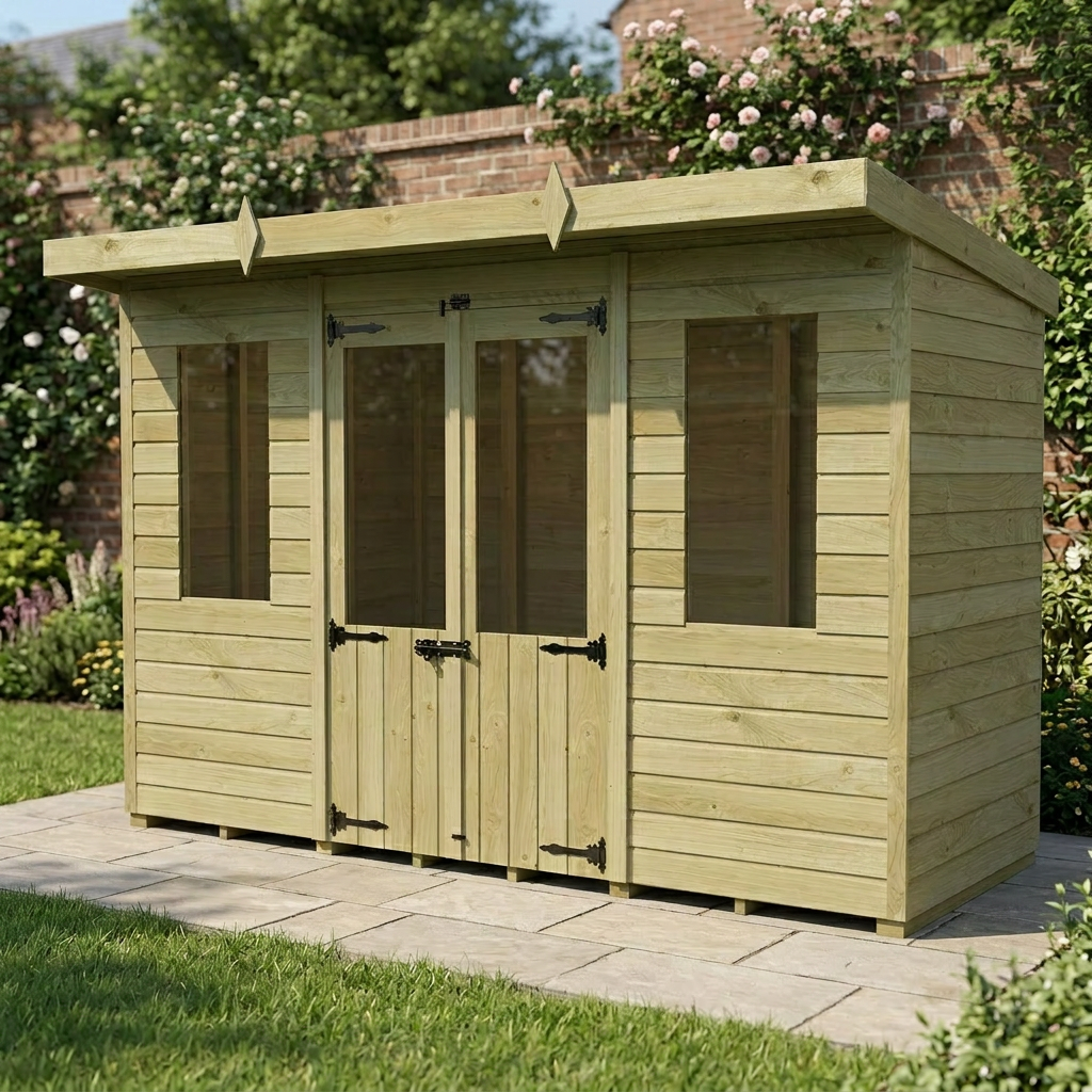 10 x 4 Pent Summer House