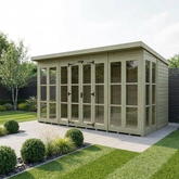 20 x 8 Georgian Window Pent Summer House