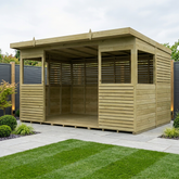 12 x 8 BBQ/Outdoor Kitchen Shelter