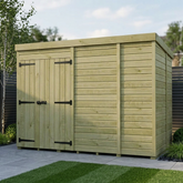 9 x 5 Pent Shed (Double Door, No Windows)