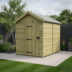 6 x 8 Apex Shed (Single Door, No Windows)
