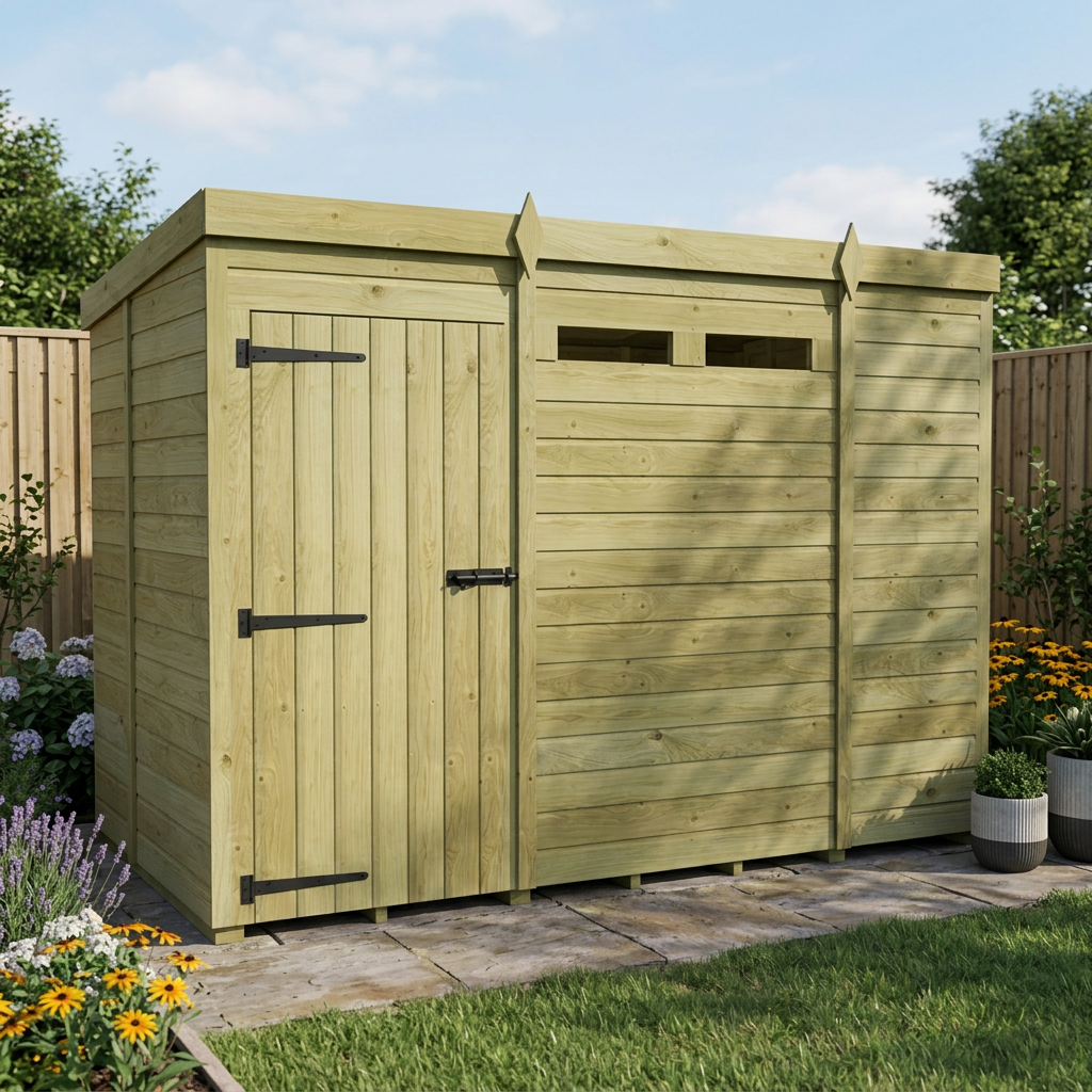 9 x 5 Security Pent Shed