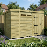 10 x 6 Security Pent Shed