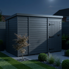 10x6 Pent Composite Shed (Single Door, No Windows)