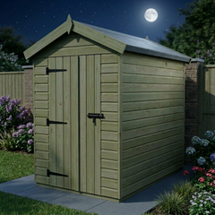 4 x 6 Apex Shed (Double Door, No Windows)