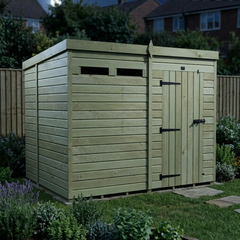 8 x 6 Security Pent Shed