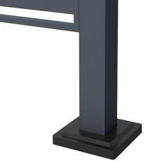 Heavy Duty 2 Bay Open Wheelie Bin Shelter – Galvanised Steel