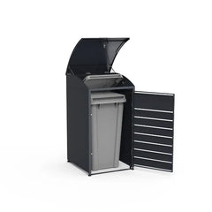 3 Bay Curved Cresent Bin – Premium