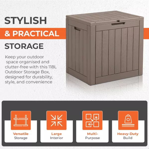 Outdoor Storage Box - 118L