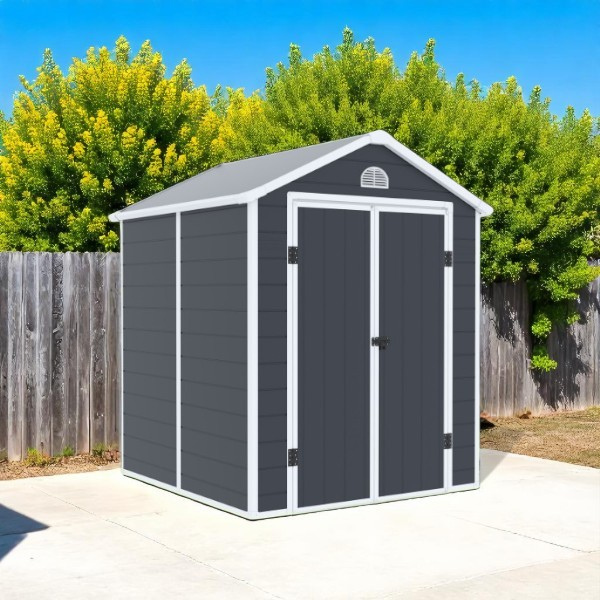 Plastic Garden Shed - 6'3" x 6'4"