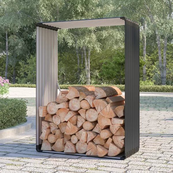 Log Storage & Garden Raised Bed
