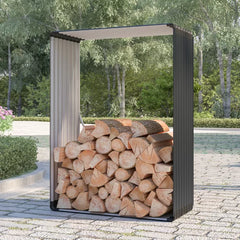 Log Storage & Garden Raised Bed