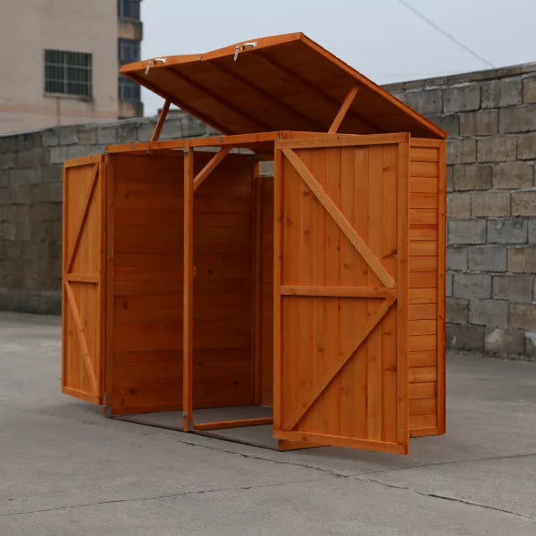 Deluxe Wheelie Bin Storage - 2 Bays