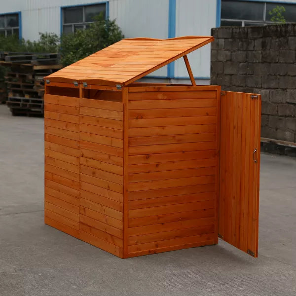Deluxe Wheelie Bin Storage - 2 Bays
