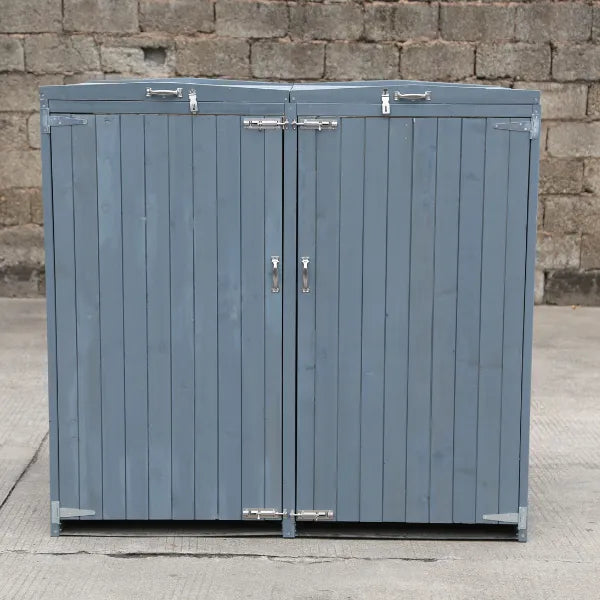 Deluxe Wheelie Bin Storage - 2 Bays