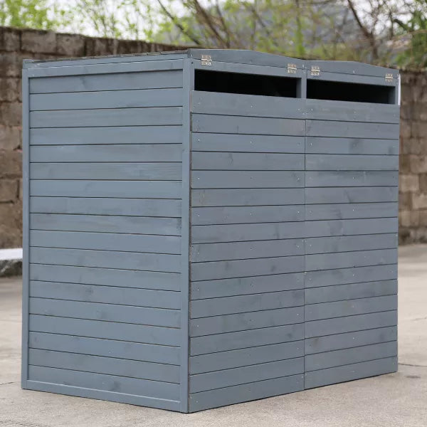 Deluxe Wheelie Bin Storage - 2 Bays