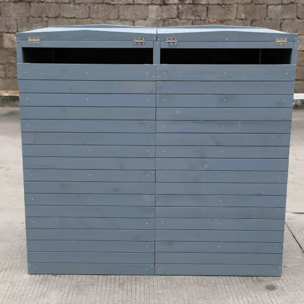 Deluxe Wheelie Bin Storage - 2 Bays