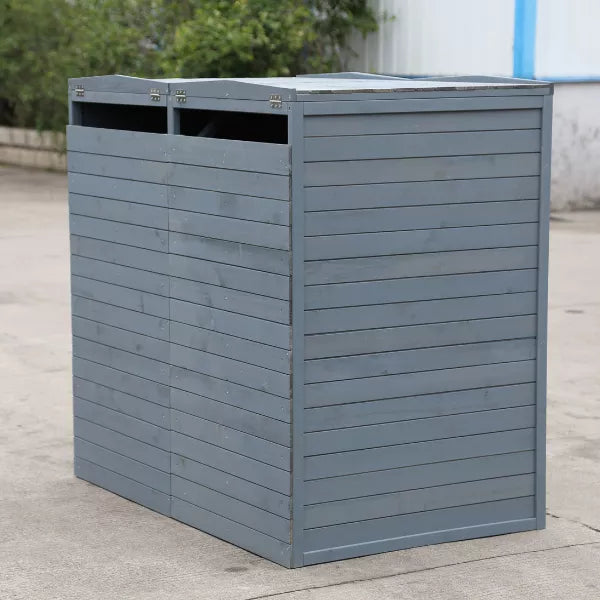 Deluxe Wheelie Bin Storage - 2 Bays