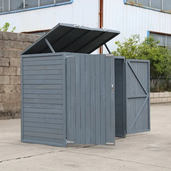 Deluxe Wheelie Bin Storage - 2 Bays