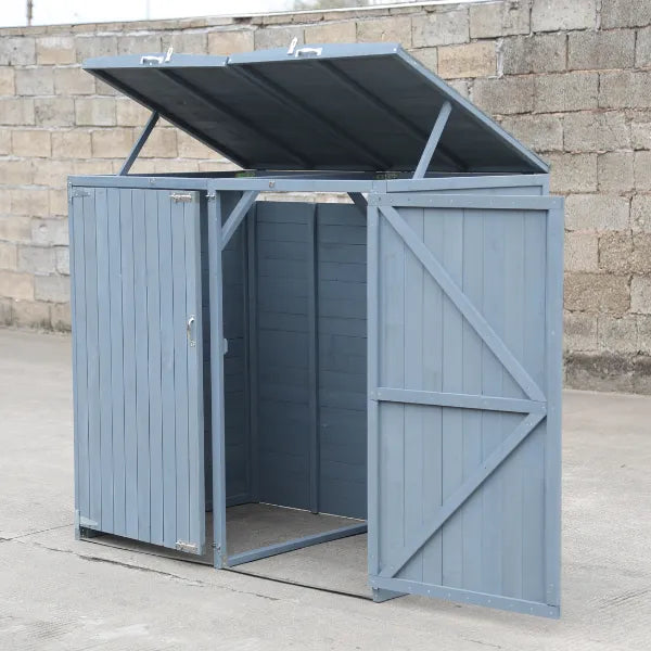 Deluxe Wheelie Bin Storage - 2 Bays