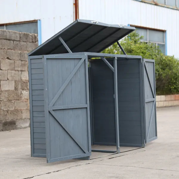 Deluxe Wheelie Bin Storage - 2 Bays