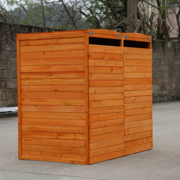 Deluxe Wheelie Bin Storage - 2 Bays