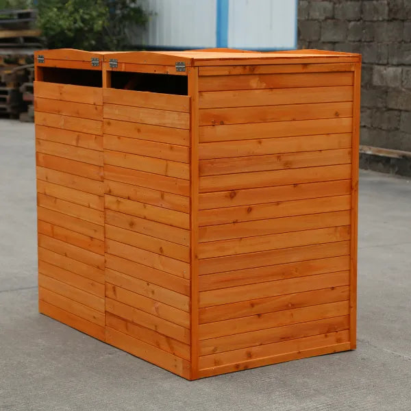 Deluxe Wheelie Bin Storage - 2 Bays