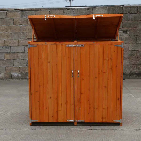 Deluxe Wheelie Bin Storage - 2 Bays