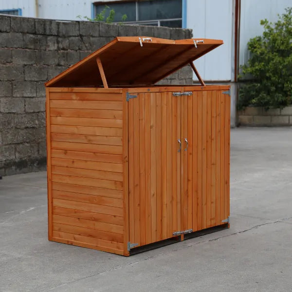 Deluxe Wheelie Bin Storage - 2 Bays