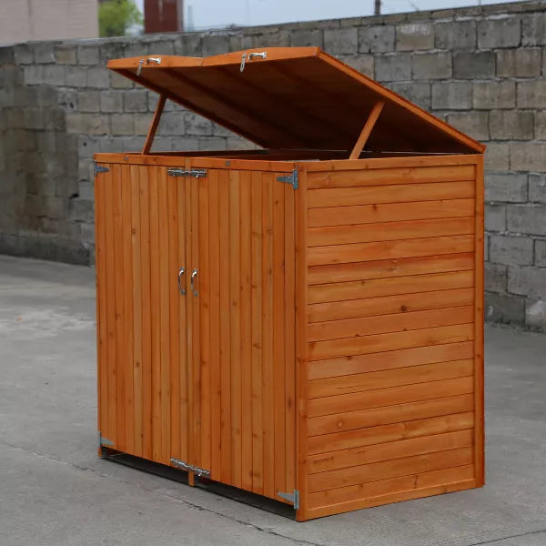 Deluxe Wheelie Bin Storage - 2 Bays