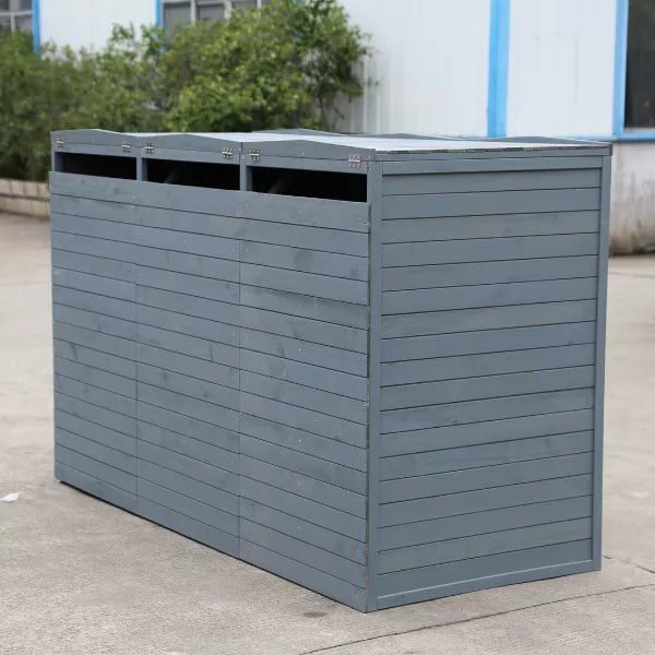 Deluxe Wheelie Bin Storage – 3 Bays