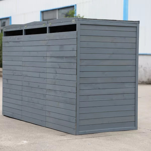 Deluxe Wheelie Bin Storage – 3 Bays